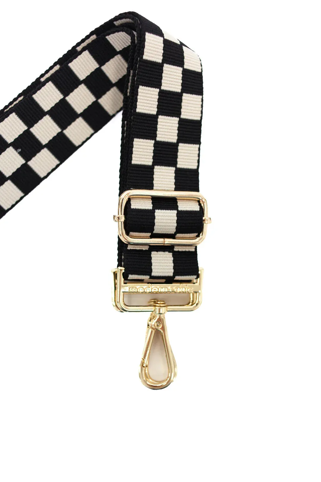 Lizzie Checkered Adjustable Bag Strap - 3/25