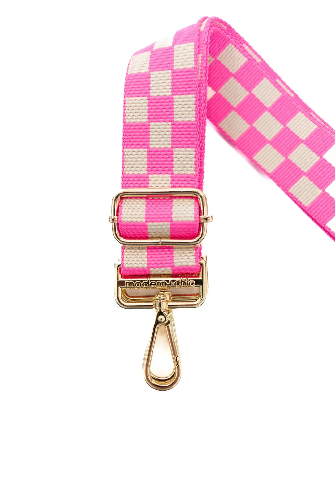 Lizzie Checkered Adjustable Bag Strap - 3/25