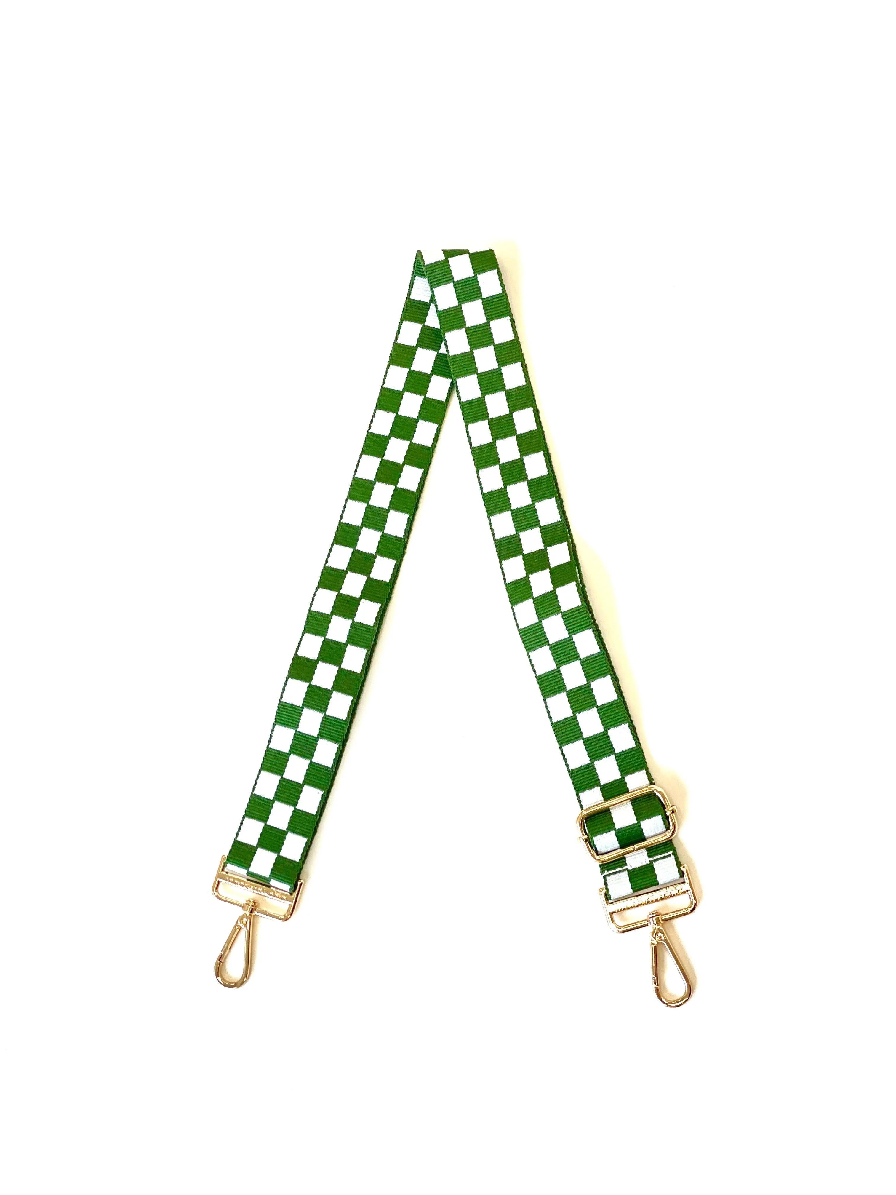 Lizzie Checkered Adjustable Bag Strap by modern chic