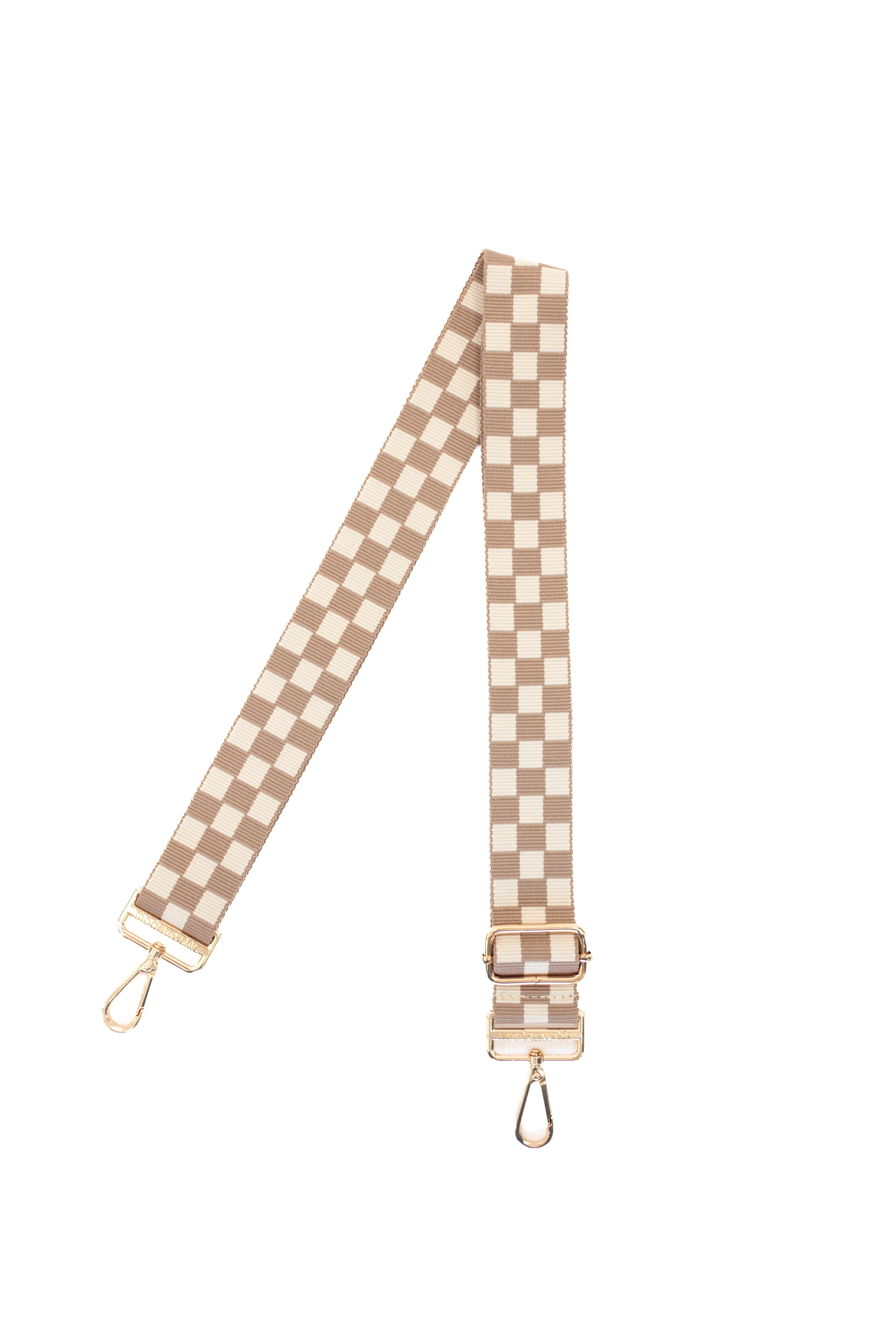 Lizzie Checkered Adjustable Bag Strap by modern chic