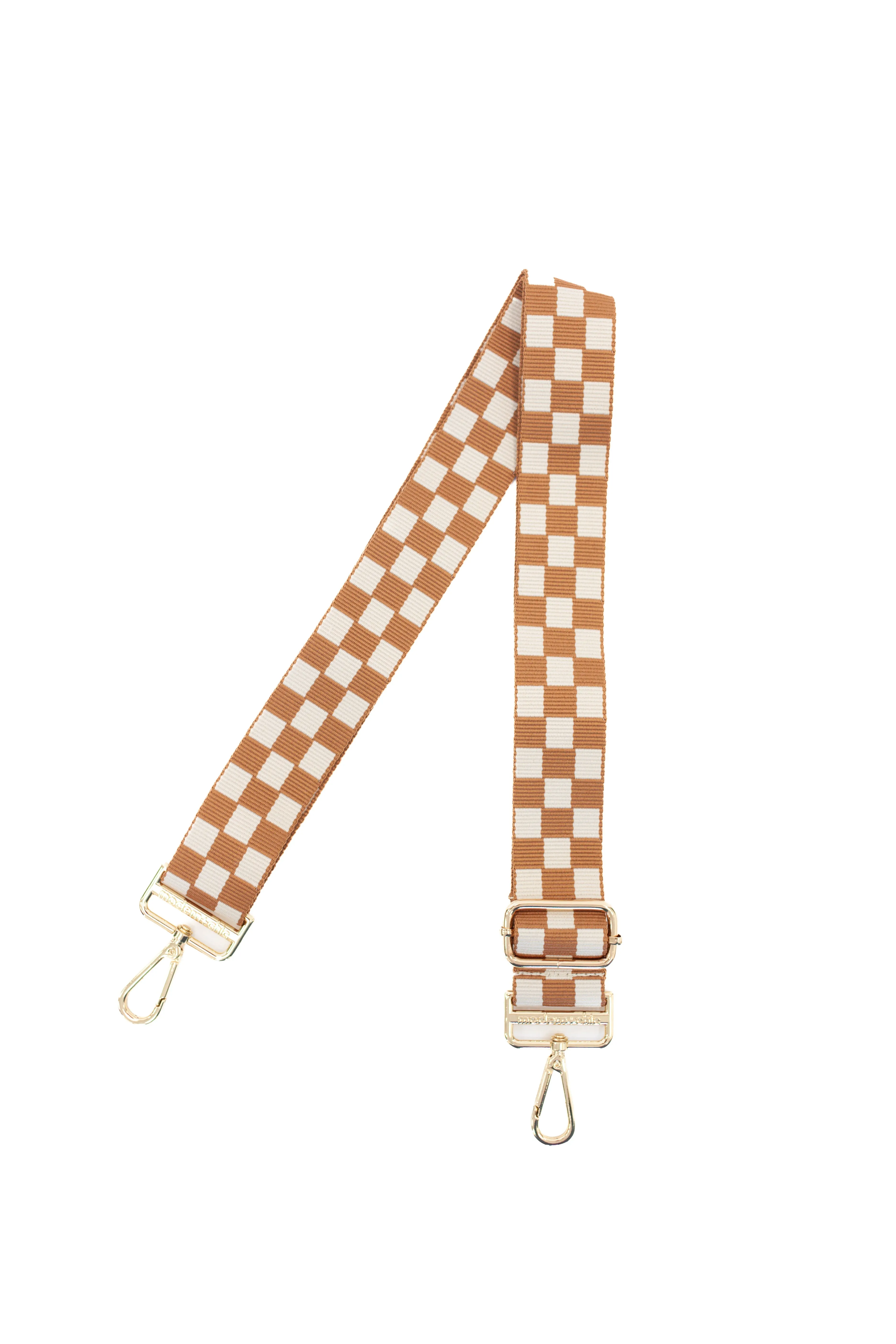Lizzie Checkered Adjustable Bag Strap by modern chic