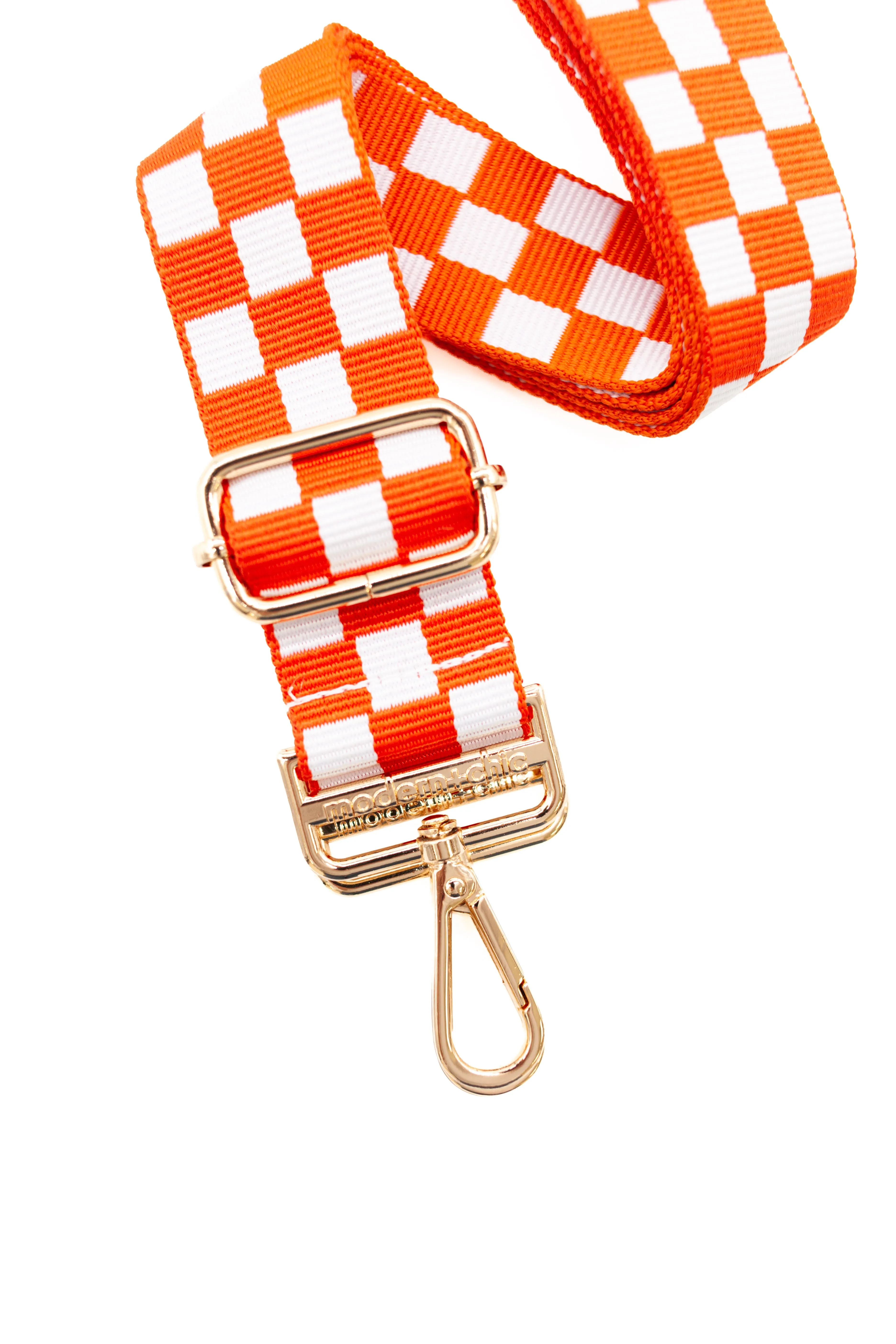 Lizzie Checkered Adjustable Bag Strap by modern chic