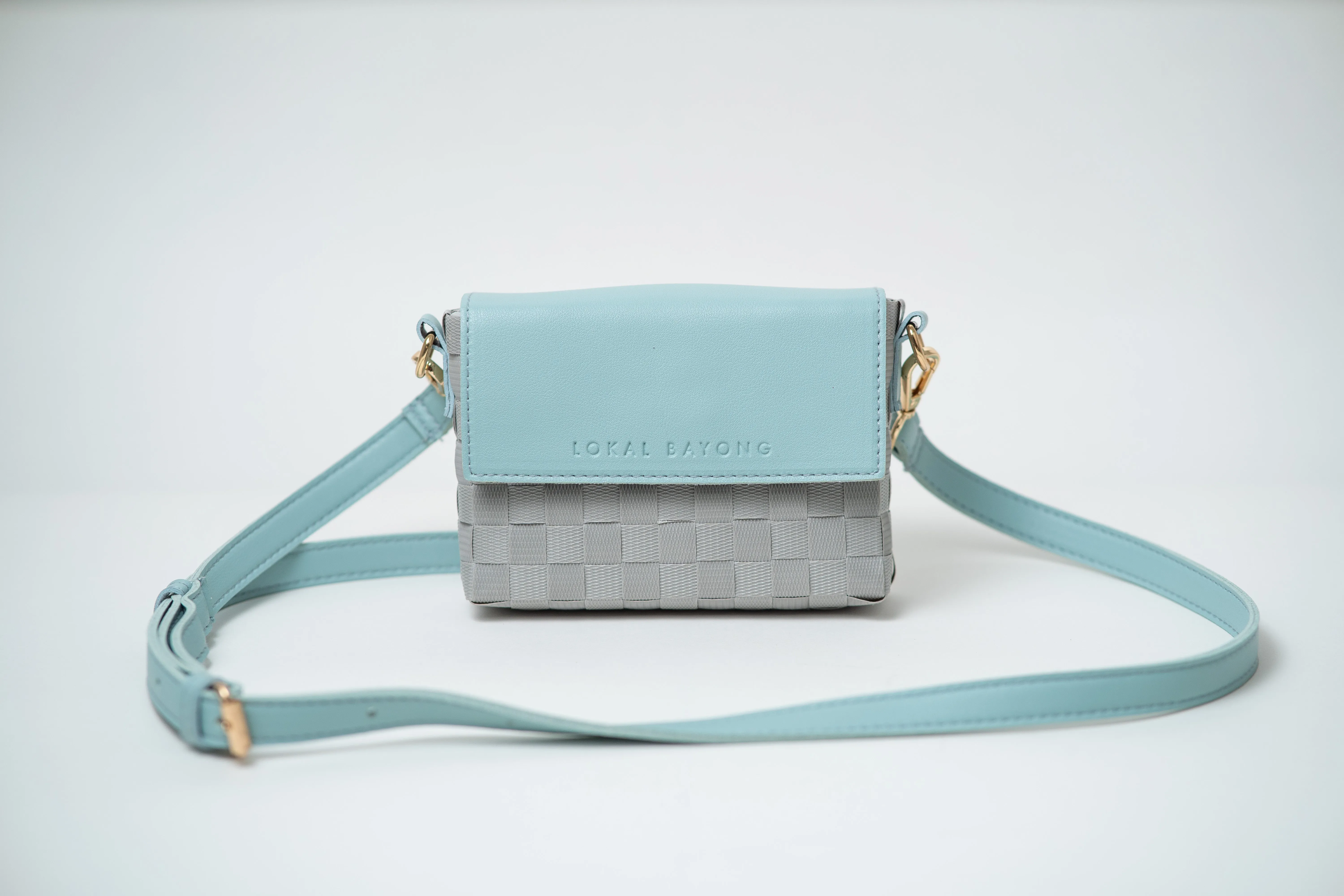 Lokal Bayong Daile Vegan Leather/Hand-Woven Sling Bag