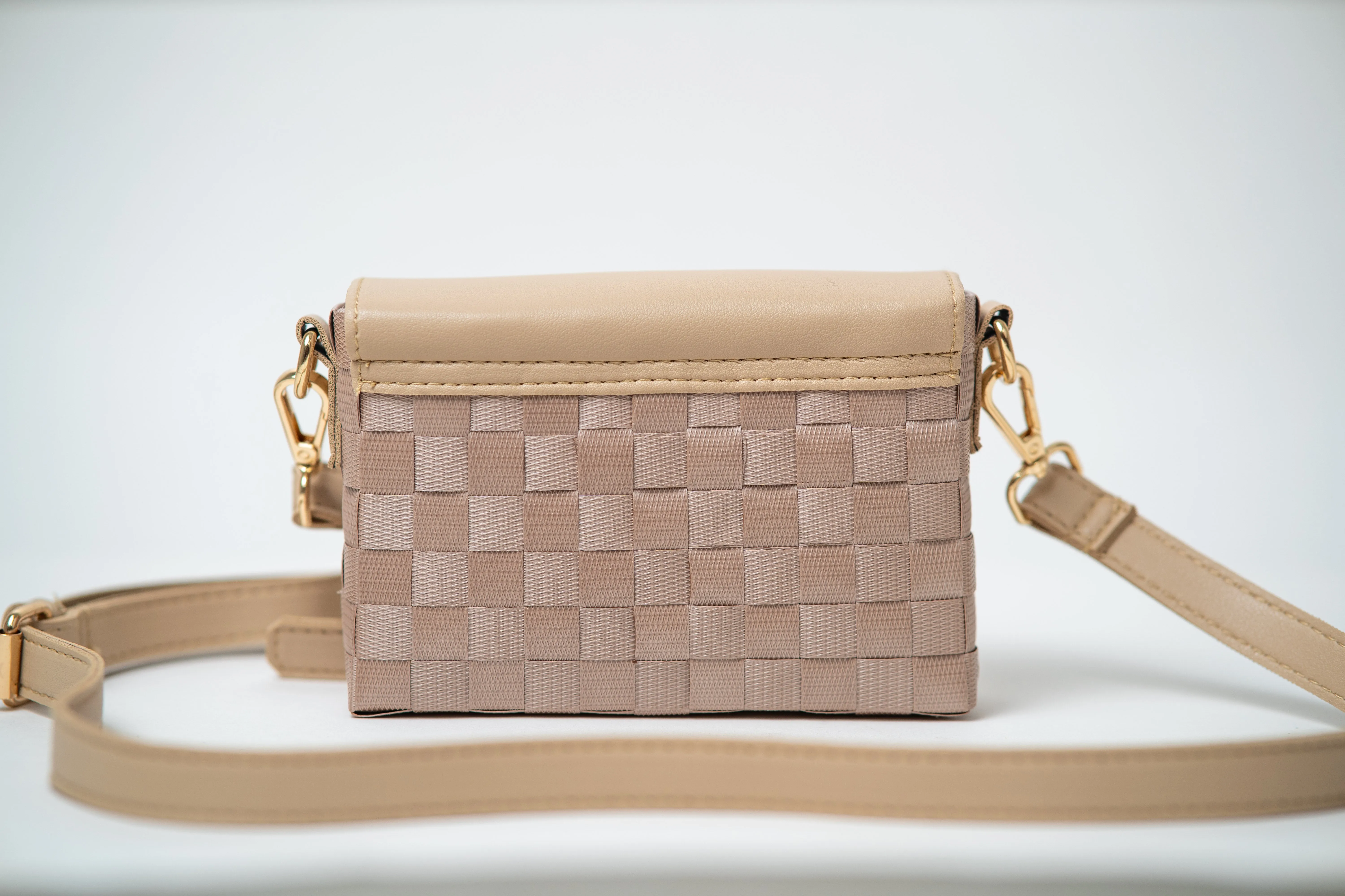 Lokal Bayong Daile Vegan Leather/Hand-Woven Sling Bag