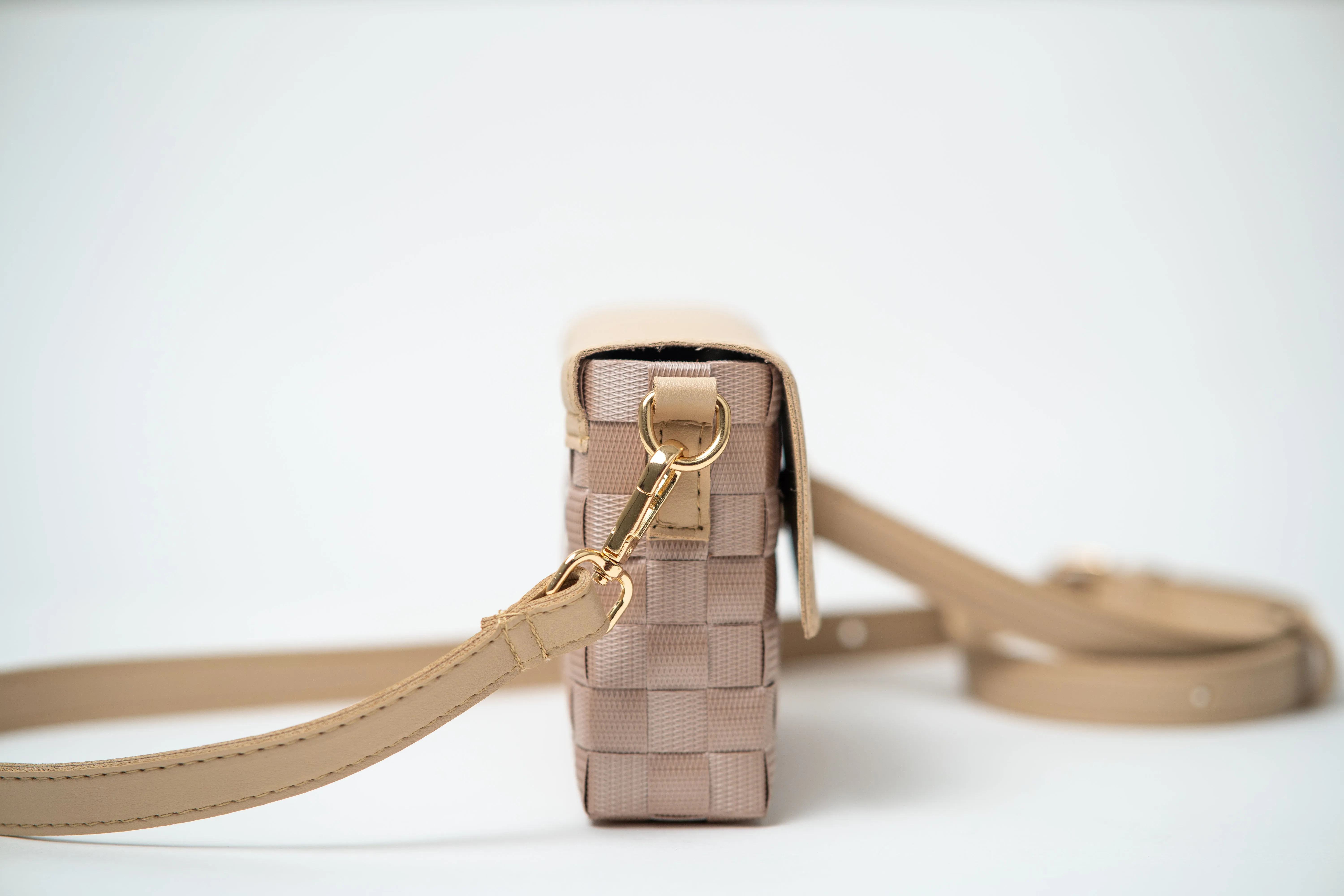 Lokal Bayong Daile Vegan Leather/Hand-Woven Sling Bag
