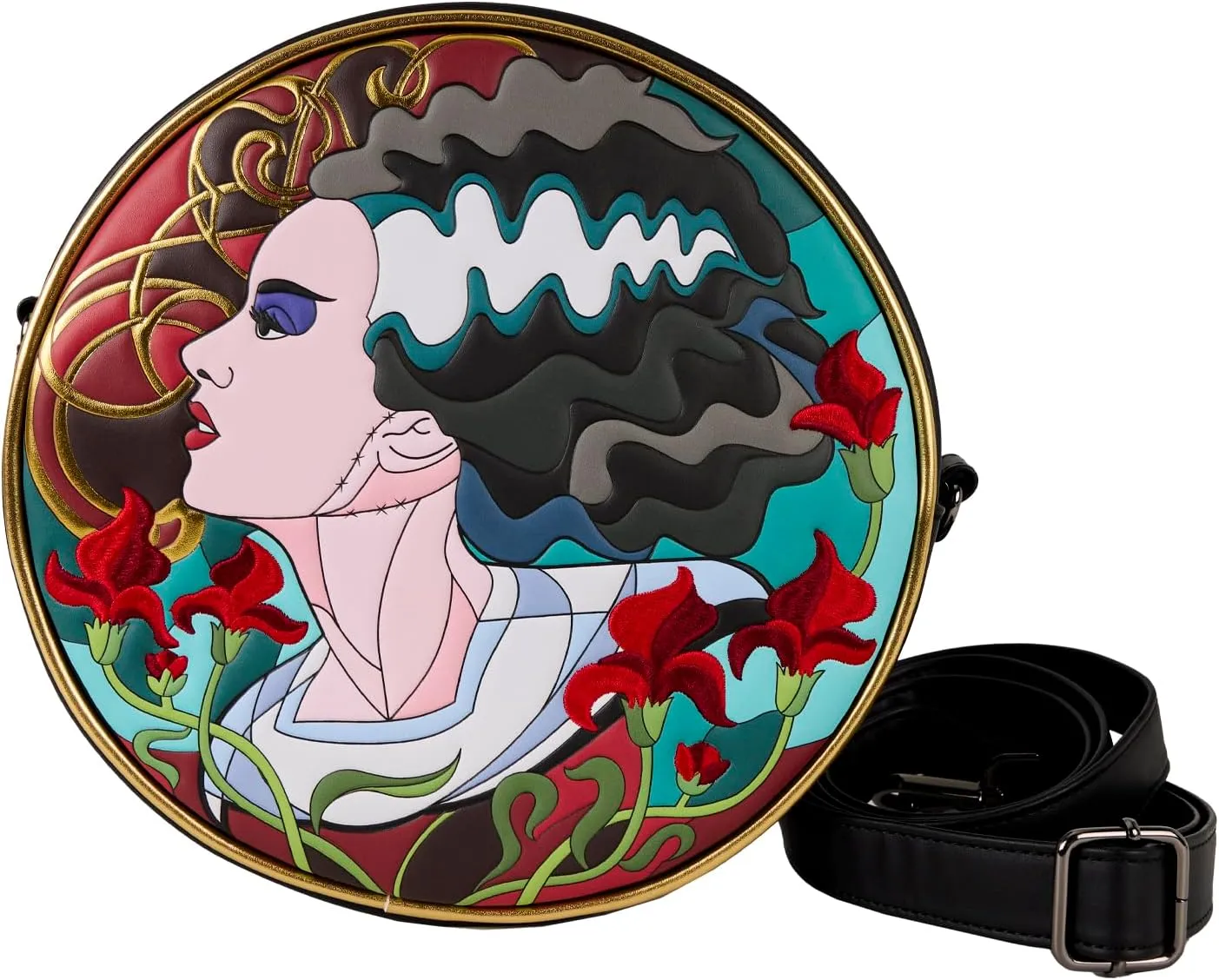 Loungefly Universal Monsters Bride of Frankenstein Crossbody Bag