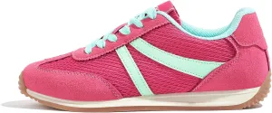LUCKY STEP Women's Retro Fashion Sneakers Non Slip Comfortable Casual Running Shoes Breathable Classic Walking Trainers