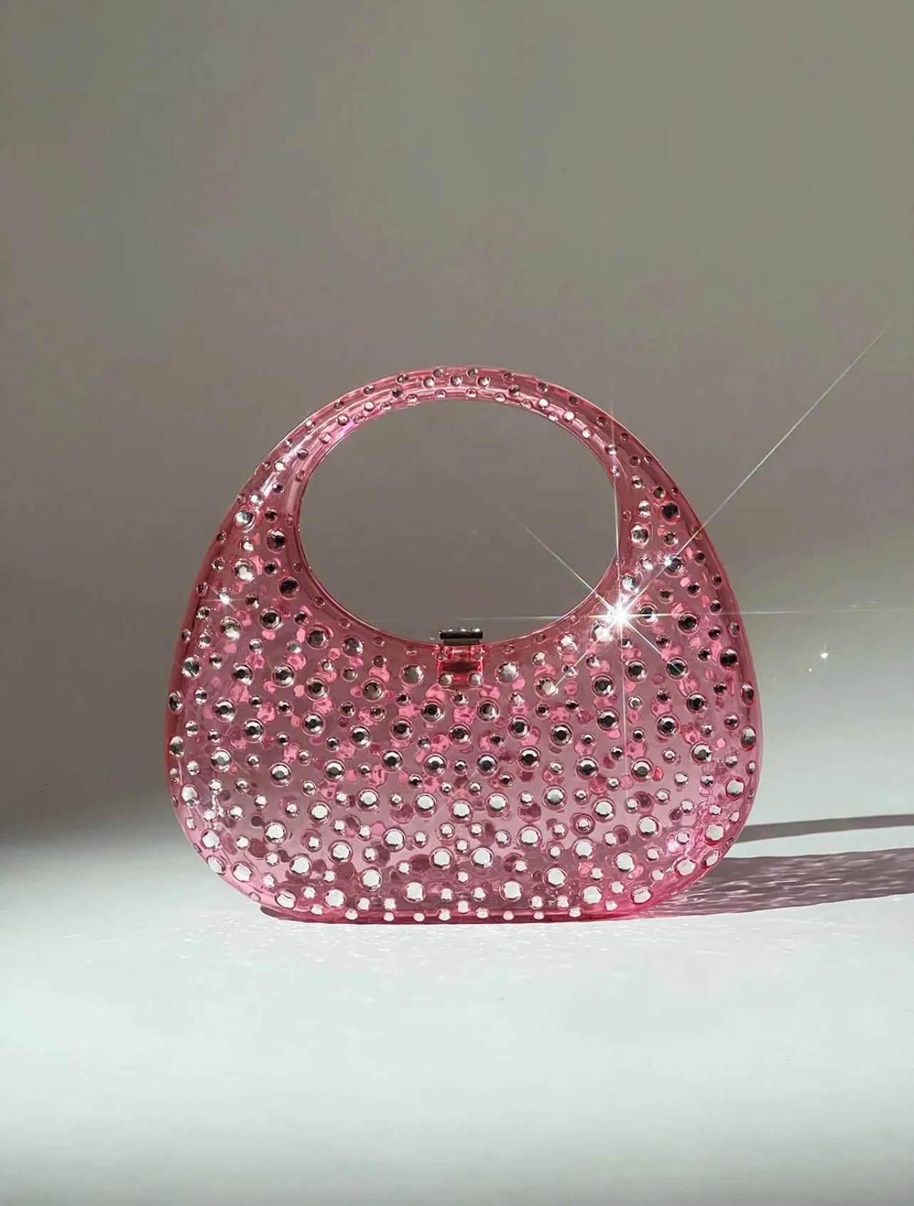 Lumi Clear Embellished Bag