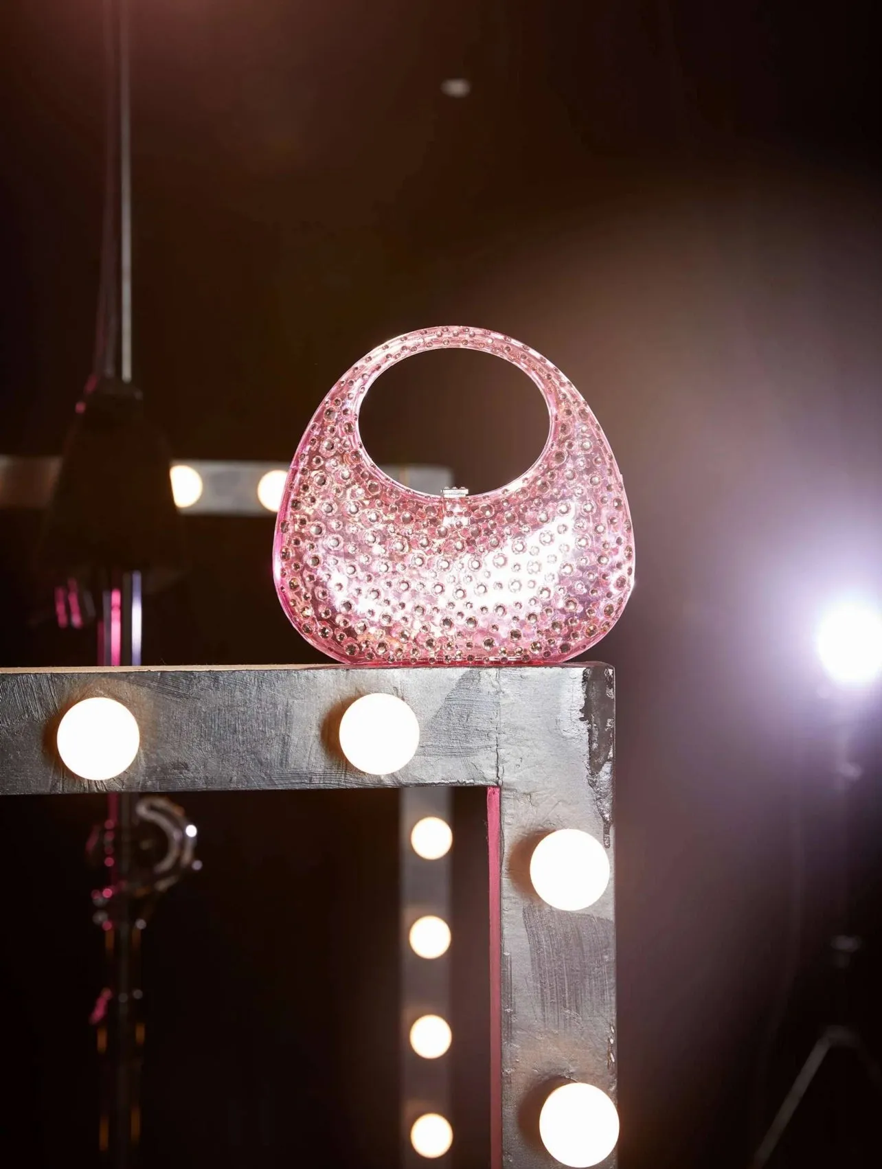Lumi Clear Embellished Bag
