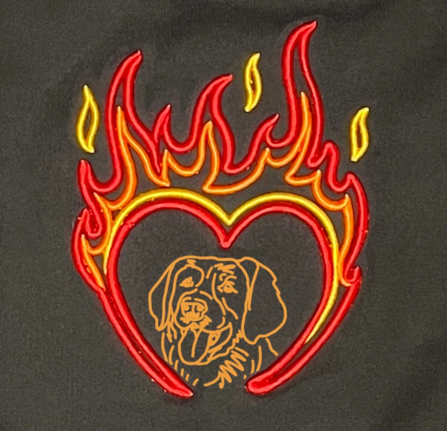 LUVR GRL IRL Burning Love Totes