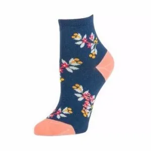 Mae Anklet Sock in Blue Jean
