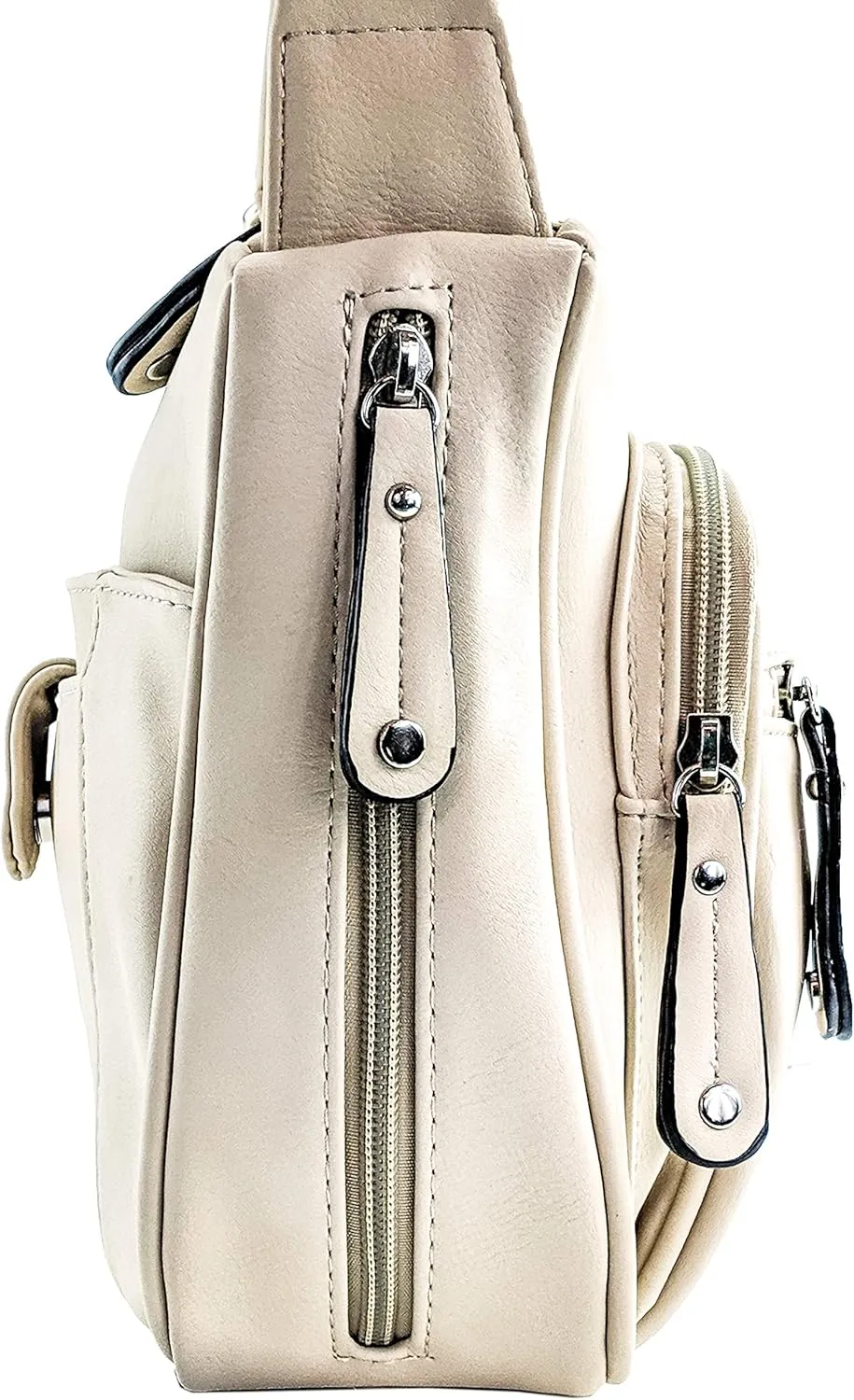 Magnum Concealed Carry Crossbody Handbag Gun Purse & Shoulder Bag with Adjustable Strap