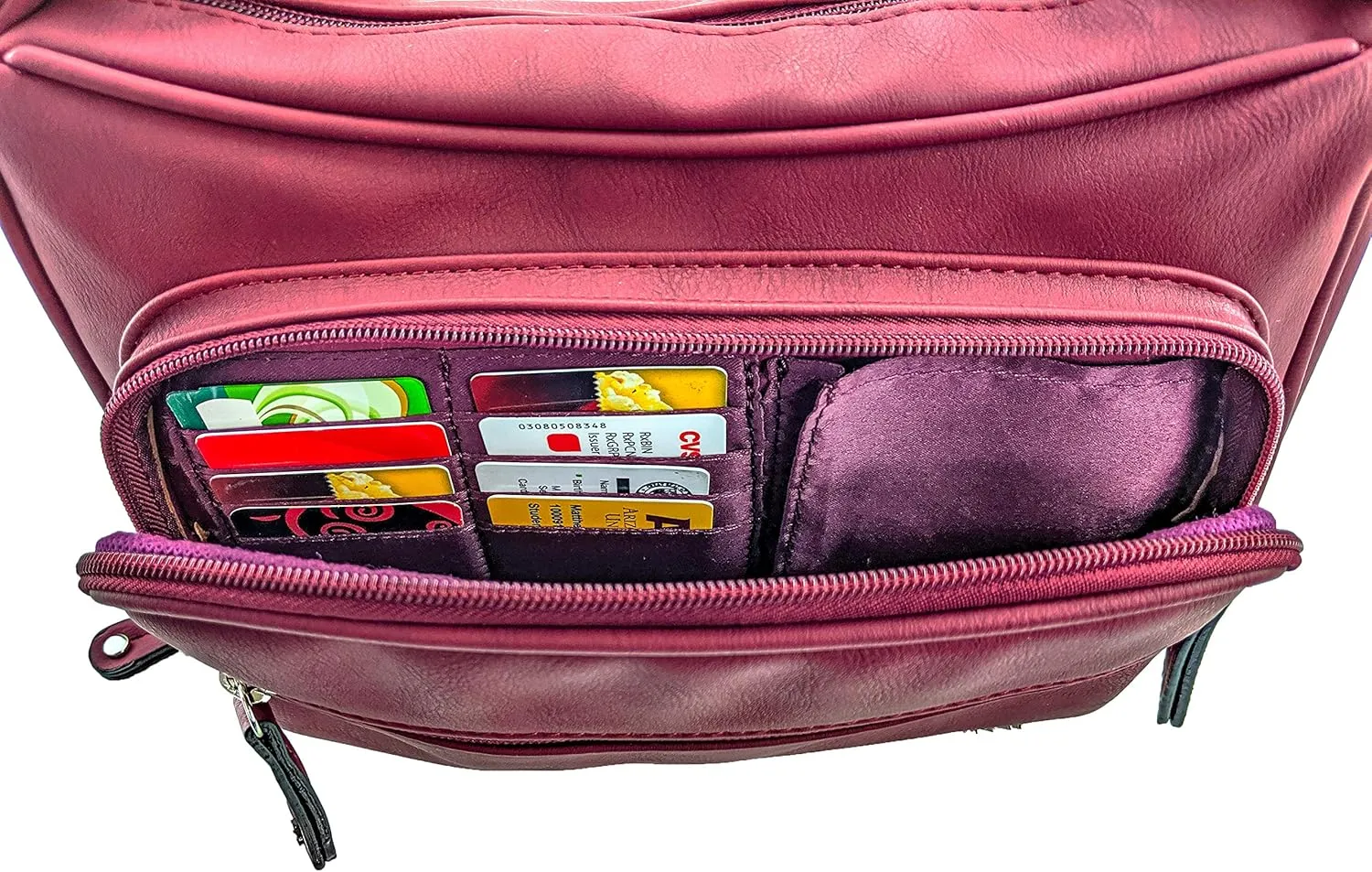 Magnum Concealed Carry Crossbody Handbag Gun Purse & Shoulder Bag with Adjustable Strap