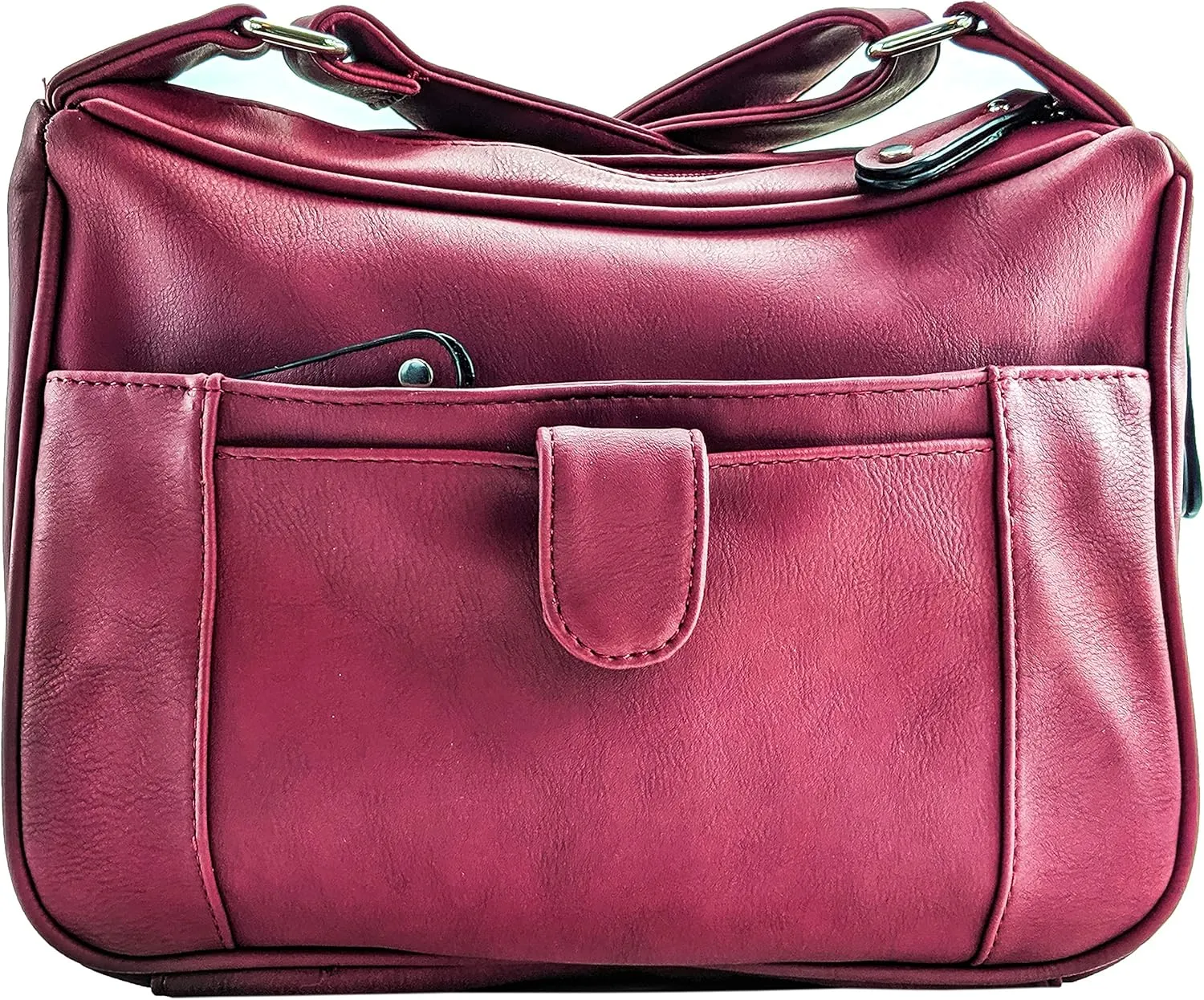 Magnum Concealed Carry Crossbody Handbag Gun Purse & Shoulder Bag with Adjustable Strap
