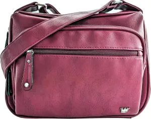 Magnum Concealed Carry Crossbody Handbag Gun Purse & Shoulder Bag with Adjustable Strap