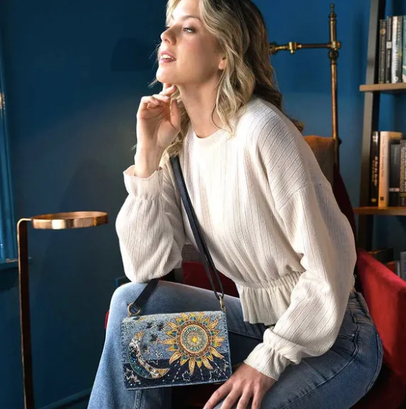 Mary Frances Solar System Crossbody Handbag