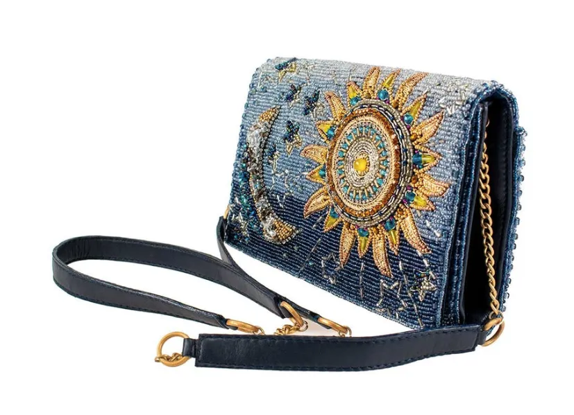 Mary Frances Solar System Crossbody Handbag