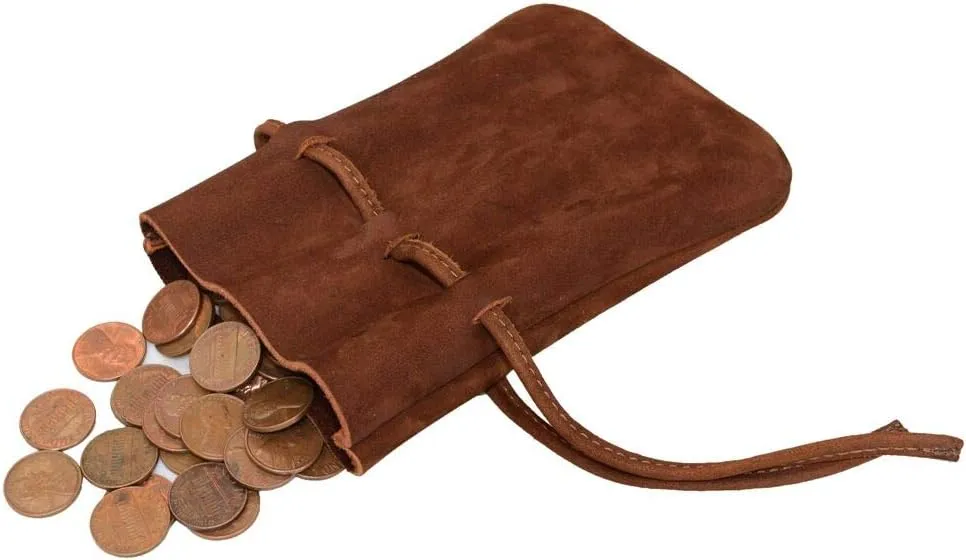 Medieval Drawstring Coin Pouch Bag, Cosplay Accessory, Coin Purse Men, Change Purse for Women, Leather Coin Pouch, Small Coin Purse For Women, Men's Mini Leather Coin Purses, Pouches & Keychain Wallet