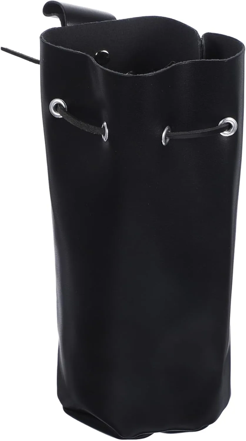 Medieval Purse Black Party Supply Medieval Cosplay Bag Pu Draw Dice Pouch