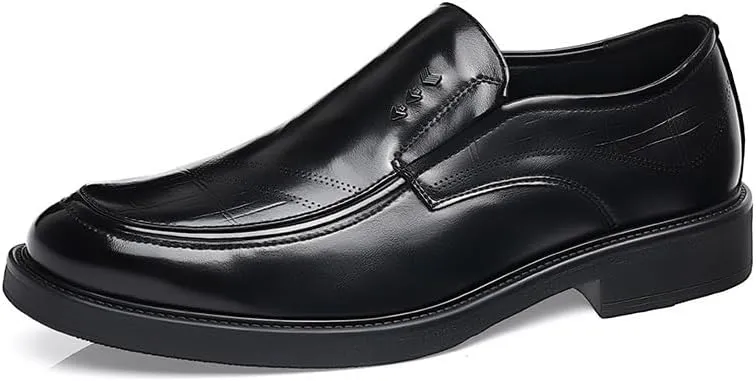 Men Casual Derby Shoes Men's Business Classic Formal Oxfords Shoes Mens Brogue Wingtip Retro Dress Shoes(7)