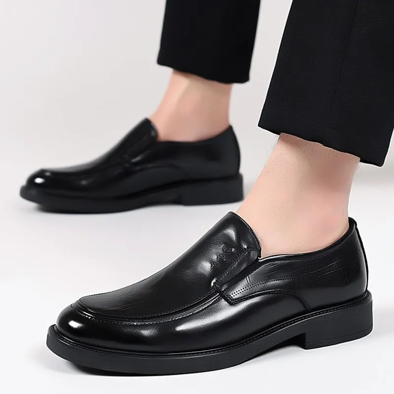 Men Casual Derby Shoes Men's Business Classic Formal Oxfords Shoes Mens Brogue Wingtip Retro Dress Shoes(7)