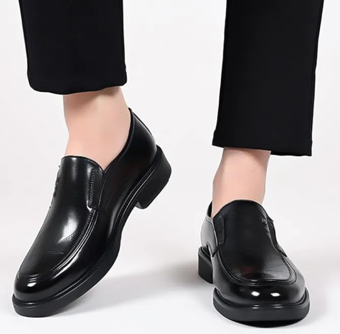 Men Casual Derby Shoes Men's Business Classic Formal Oxfords Shoes Mens Brogue Wingtip Retro Dress Shoes(7)