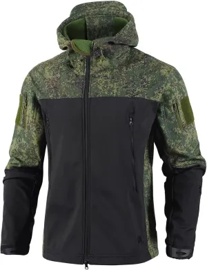 Men Rain Jacket Waterproof Breathable Lightweight Raincoat with Drawstring Hood for Outdoor Travel Hiking Windbreaker