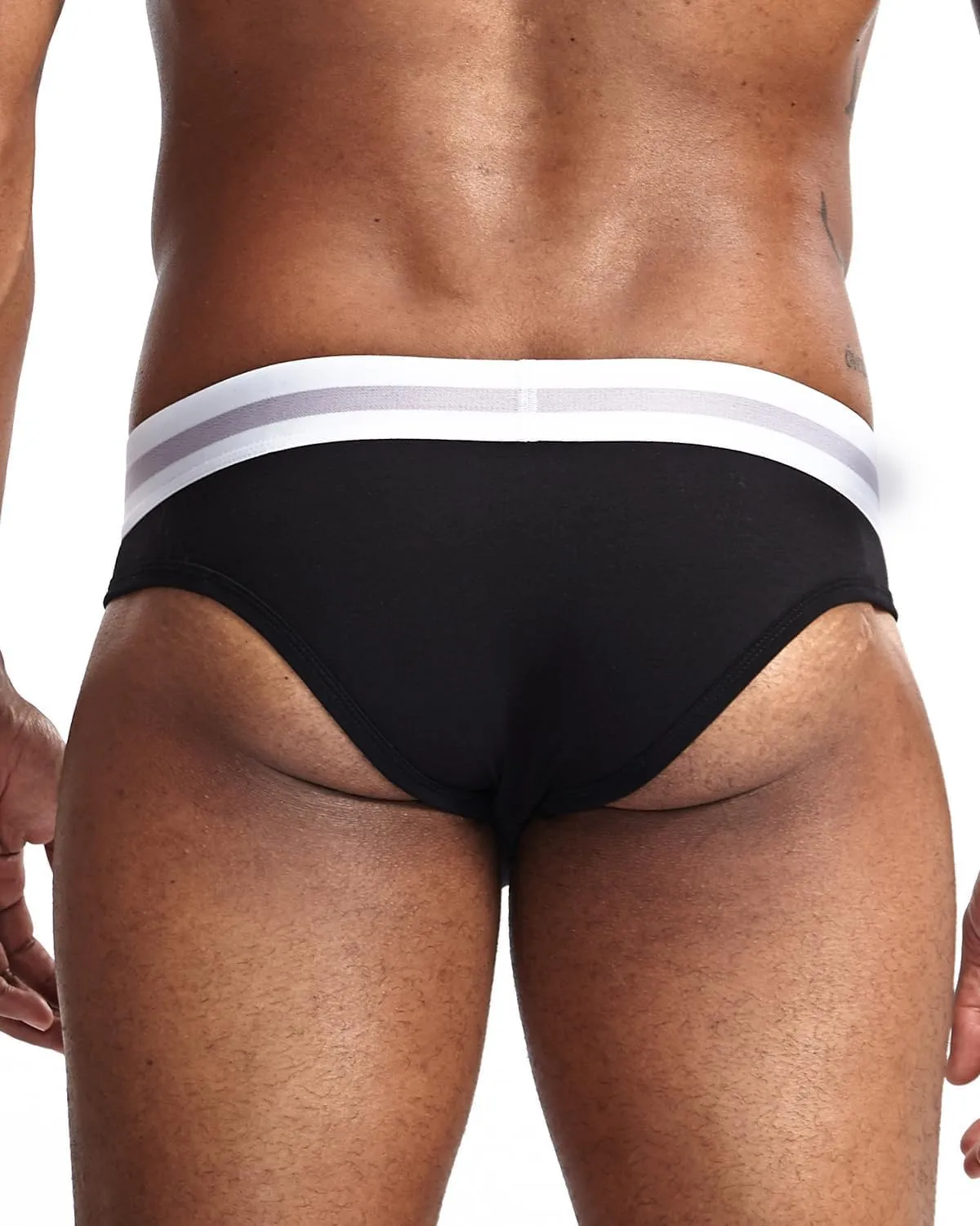 Mens Underwear Briefs Pack Stretch Cotton Low Rise Briefs for Men Wide Waistband Multipack