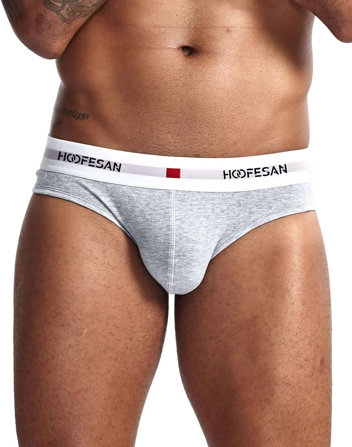 Mens Underwear Briefs Pack Stretch Cotton Low Rise Briefs for Men Wide Waistband Multipack