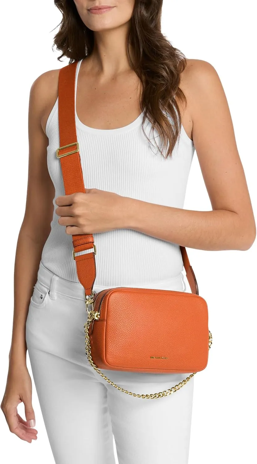 Michael Kors Bryant Medium Double Zip Chain Camera Crossbody Bag