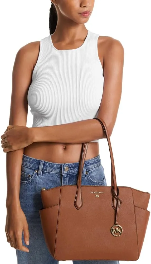 Michael Kors Marilyn Medium Top-Zip Tote Bag