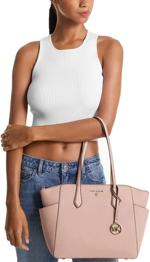 Michael Kors Marilyn Medium Top-Zip Tote Bag