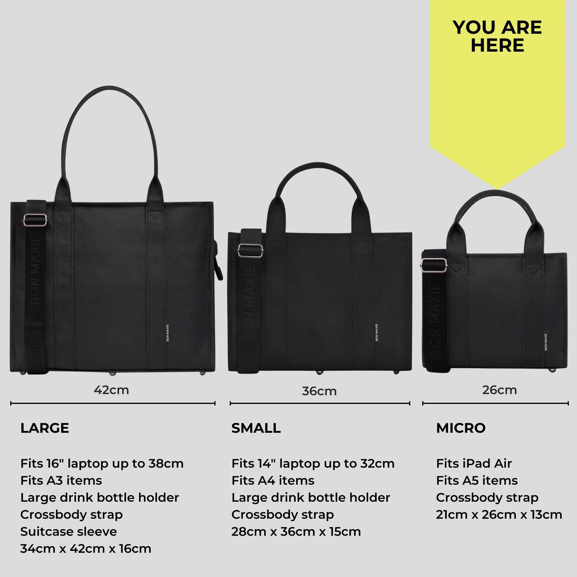 Micro Bon Vivant Structured Tote Bag -- Black/Tan Stripe