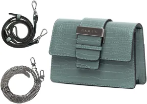 Miel Bag F Woman HandBags Cross and Shoulder Bag, Crocodile Texture, Two Strap Style