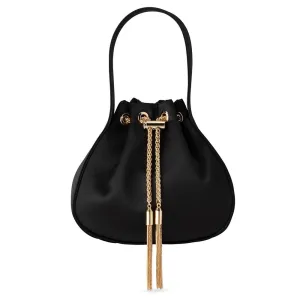 Miki Drawstring Satin Bag