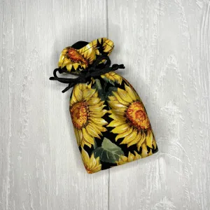 Mini Sized Sunflower Tarot Deck Bag