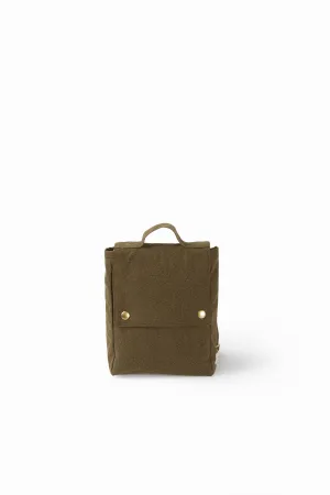 Minimes the toddler backpack - Recycled cotton Military Green