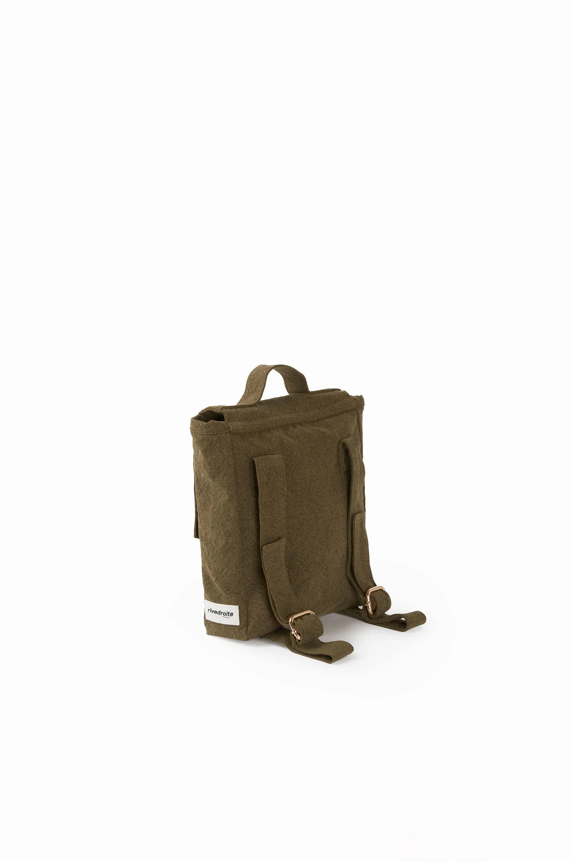 Minimes the toddler backpack - Recycled cotton Military Green