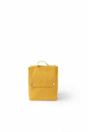 Minimes the toddler backpack - Recycled cotton Mustard