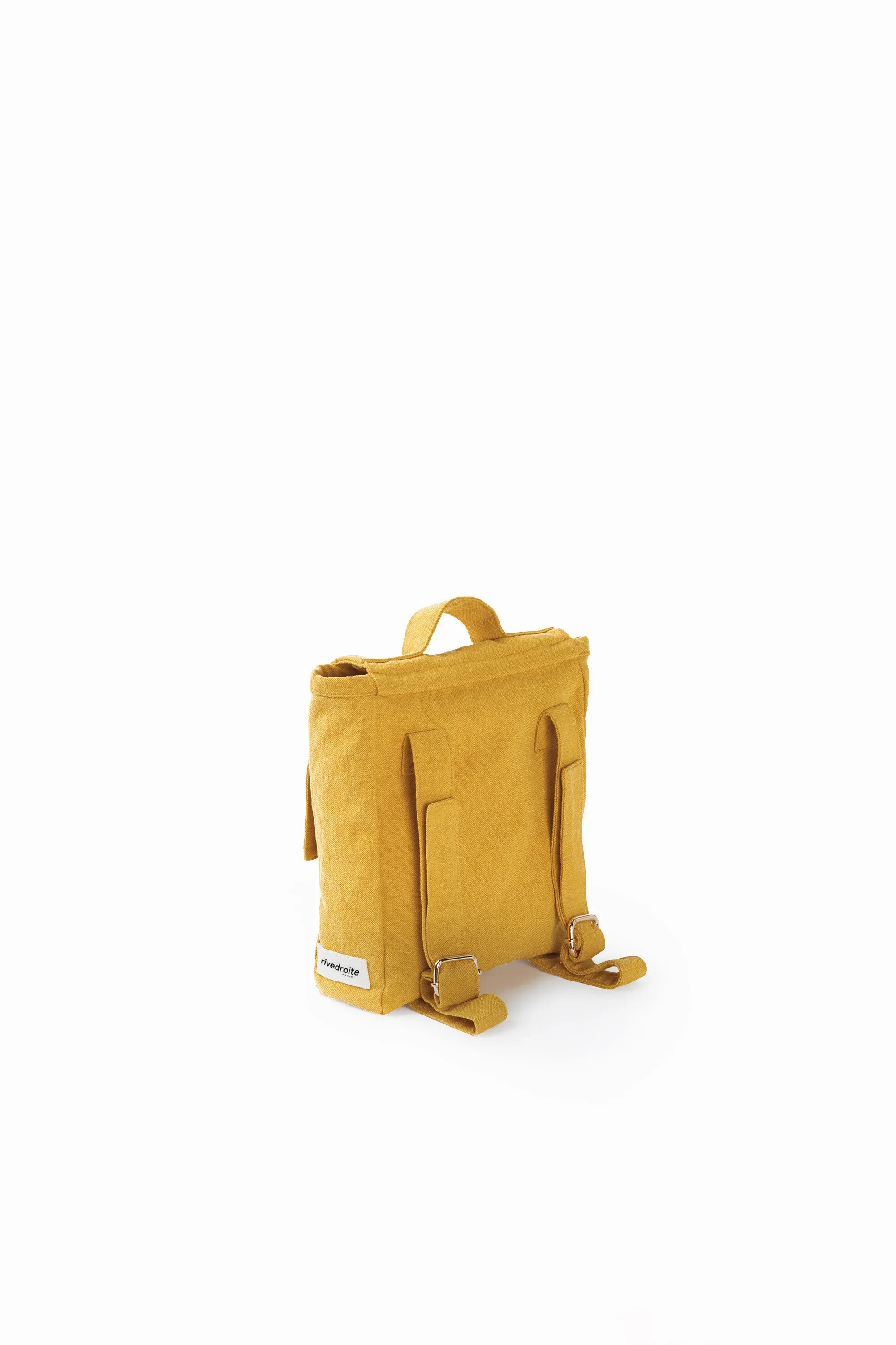 Minimes the toddler backpack - Recycled cotton Mustard