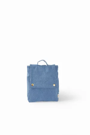 Minimes the toddler backpack - Upcycled Stonewashed Denim