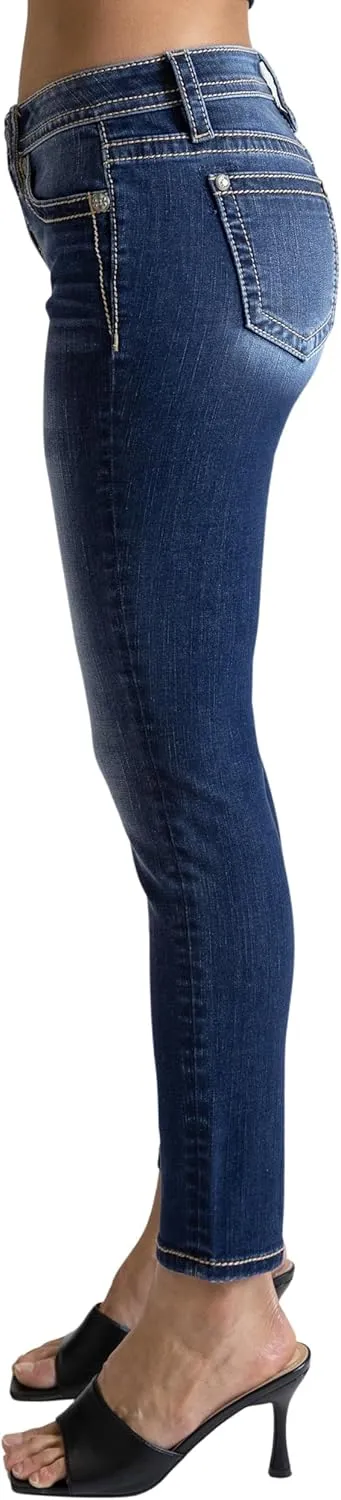 Miss Me Women's Nora Mid-Rise Skinny Jeans