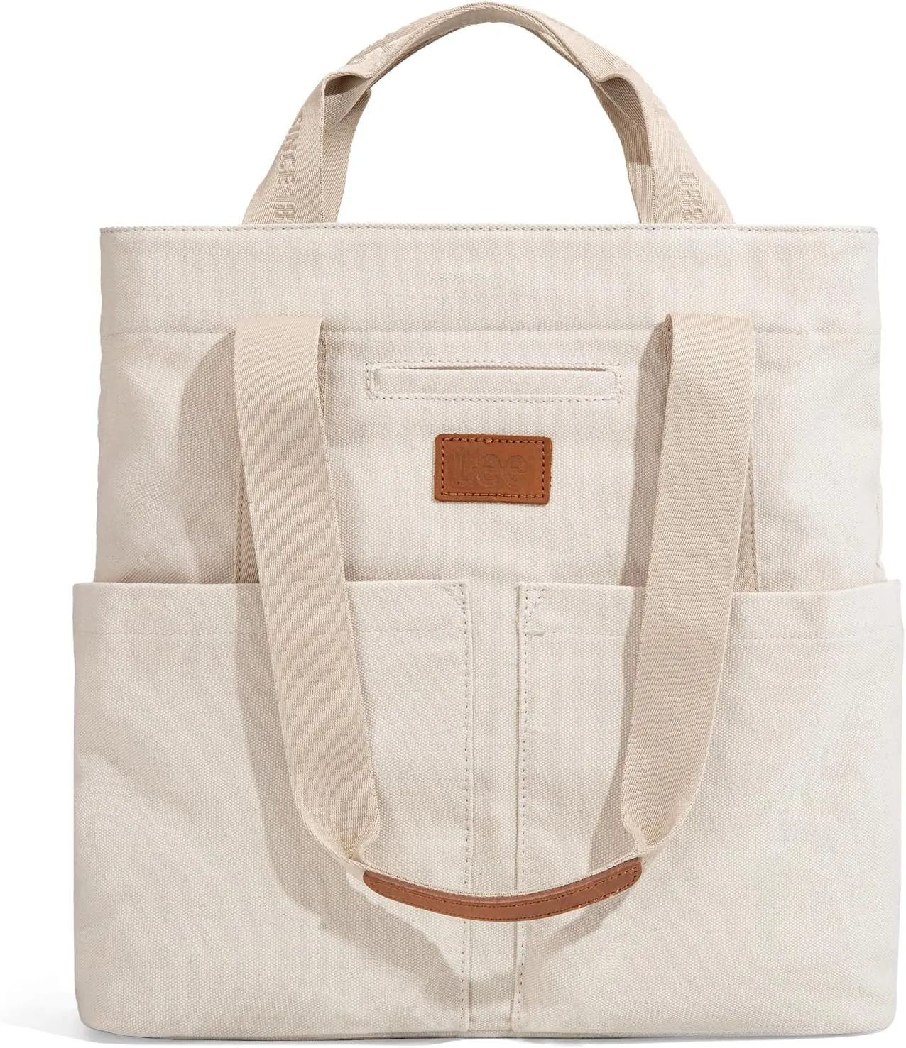 Montana West x Lee Canvas Tote Bag for Women with 2 Front Pockets Top-Handle Handbag & Shoulder Bag