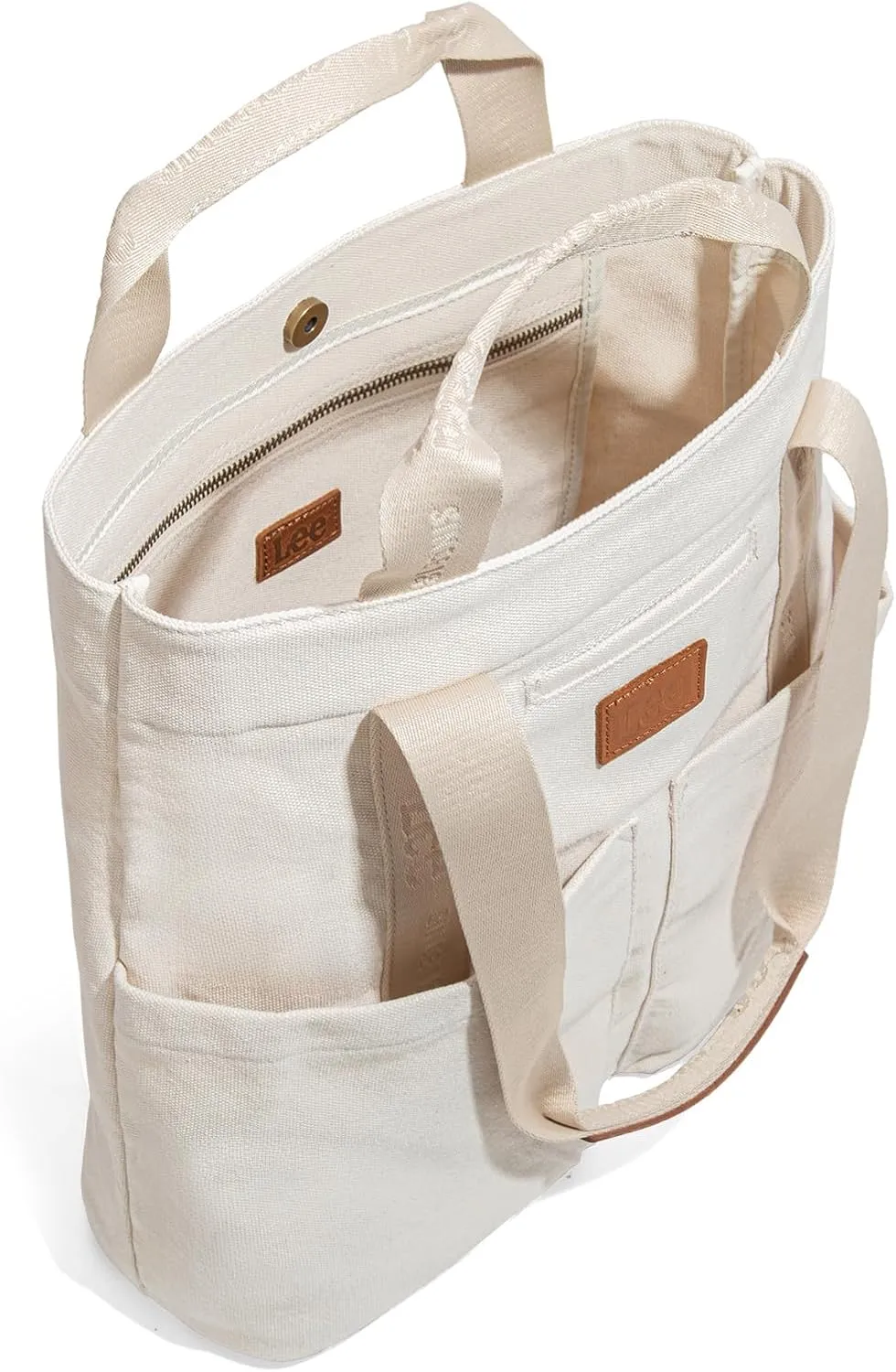 Montana West x Lee Canvas Tote Bag for Women with 2 Front Pockets Top-Handle Handbag & Shoulder Bag