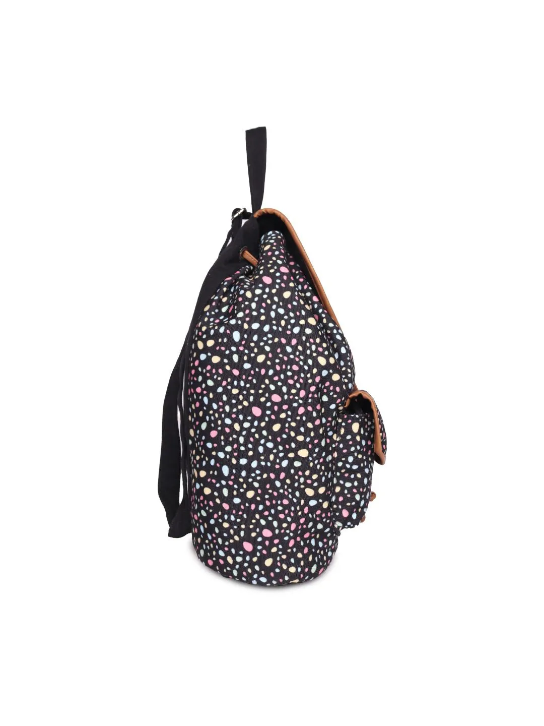Muulti Color Polycanvas Girls Backpack Medium Size