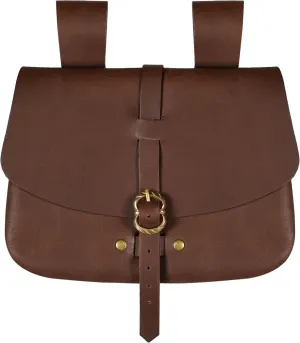 Mythrojan Late Medieval Belt Bag, Ideal for SCA Renaissance LARP Reenactment & Ren Fair