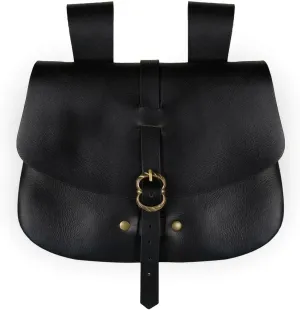 Mythrojan Late Medieval Belt Bag, Ideal for SCA Renaissance LARP Reenactment & Ren Fair