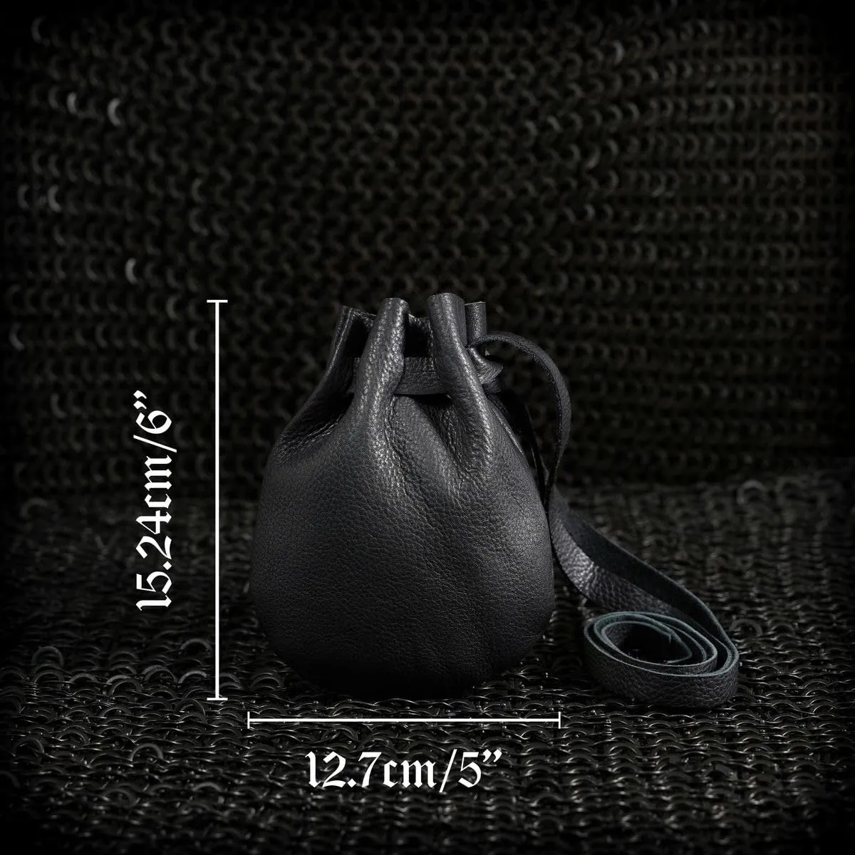 Mythrojan Leather Pouch Jewelry Bag Drawstring Christmas Gift Storage Bag Pouch for Wedding Party Favors