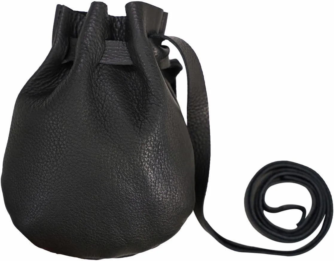 Mythrojan Leather Pouch Jewelry Bag Drawstring Christmas Gift Storage Bag Pouch for Wedding Party Favors