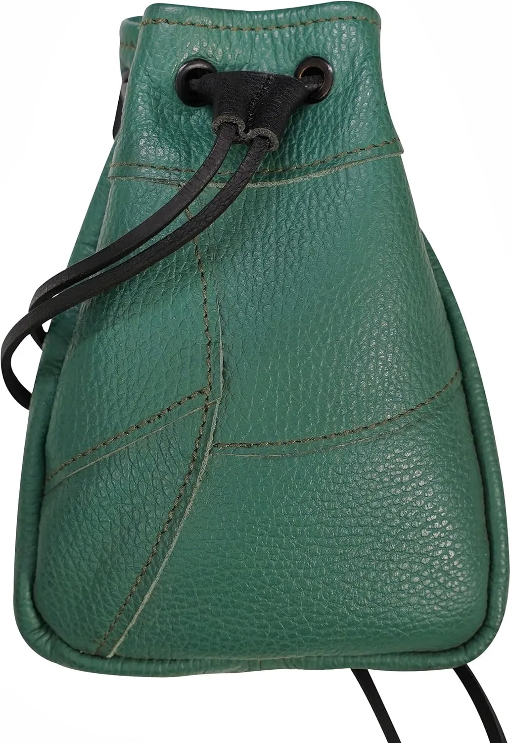 Mythrojan Medieval Drawstring Bag, Ideal for SCA LARP Reenactment & Ren fair-Full Grain Leather